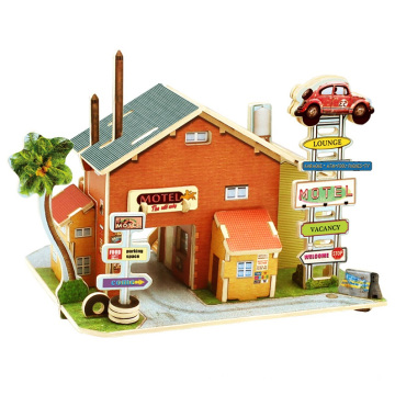 Wood Collectibles Toy for Global Houses-American Motor Inns